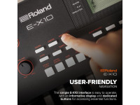 <b>Roland E-X10 Piano Portátil Preto com preço acessível suporte teclado auscultadores Roland RH-5 BEST-SELLER</b> <b>Roland E-X10 Piano Portátil Preto com preço acessível suporte teclado auscultadores Roland RH-5 BEST-SELLER</b>